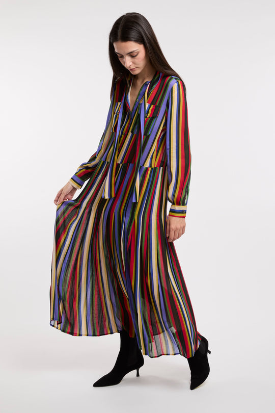 Semicouture Abito chemiser Multicolor 6083