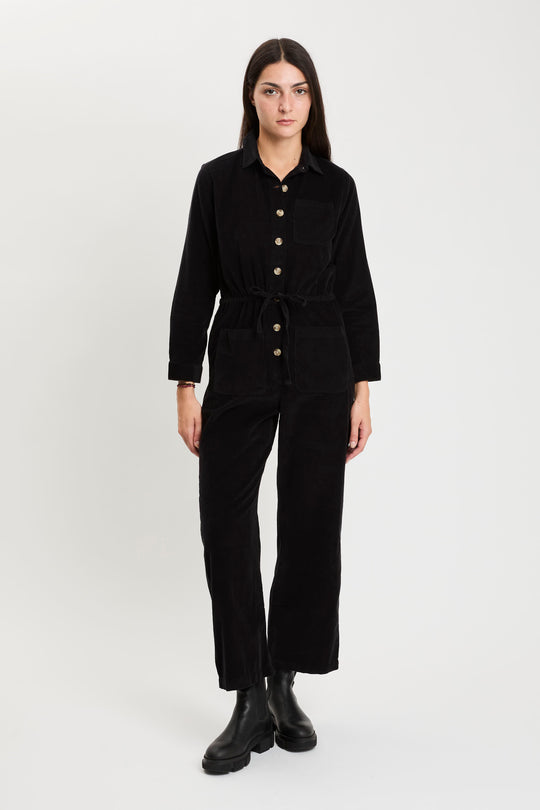 Nice Things Tuta Velluto Millerighe 8648