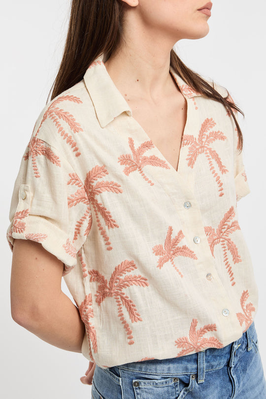 Meisïe Camicia ricamo palme 5683