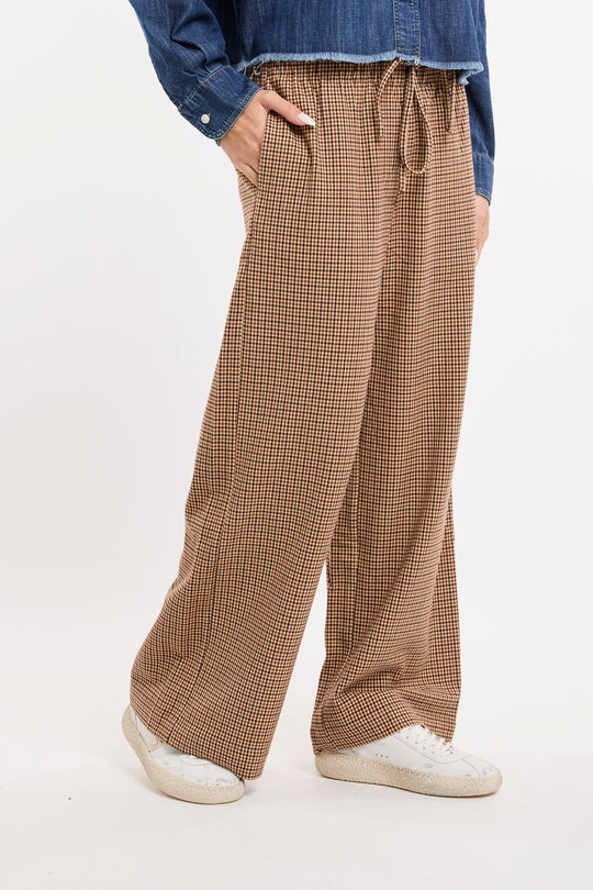 Nice Things Pantaloni Pied Poule 6510