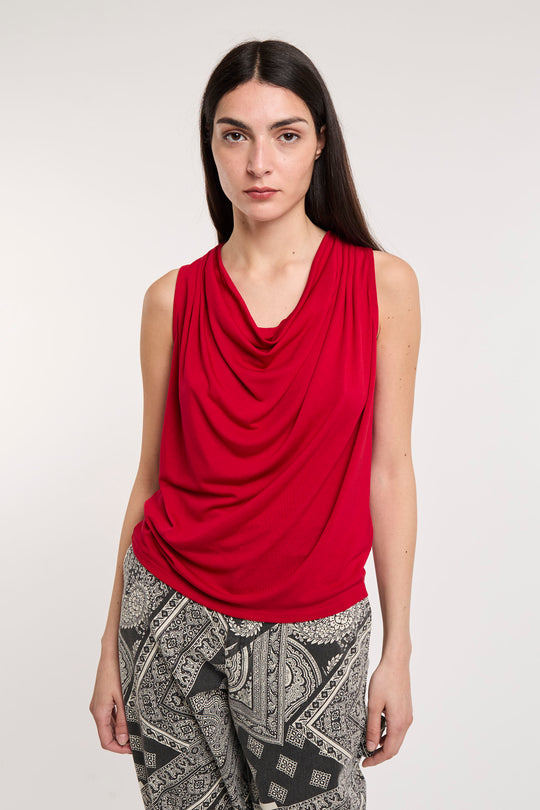 Nice Things Top Scollo Drappeggio 7502