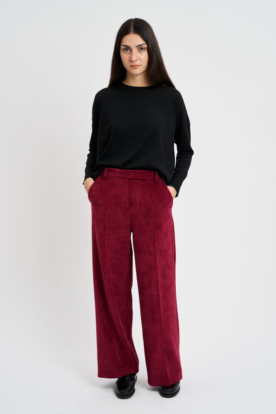 Bushwick NY Pantaloni Palazzo In Velluto 8233