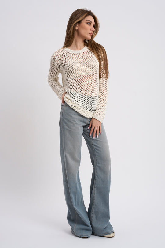 Dondup Jeans Wide Leg Amber 1014