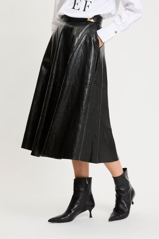 Elisabetta Franchi Gonna Ecopelle 8030