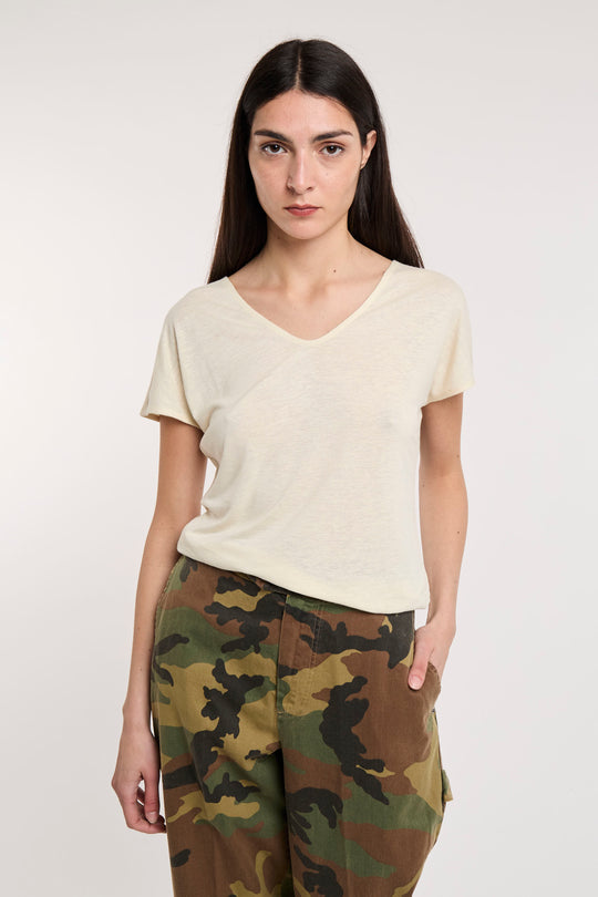 Nice Things T-Shirt Misto Lino 7505