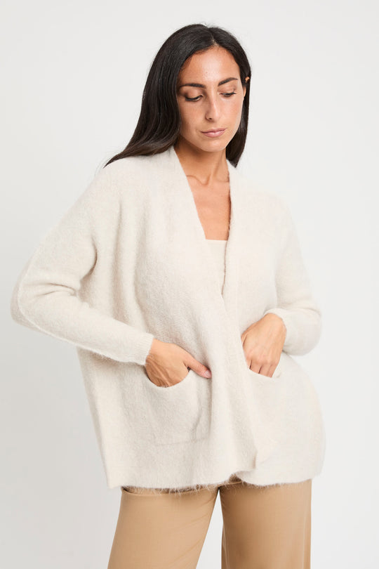NINA MARS Cardigan Misto Alpaca 8204