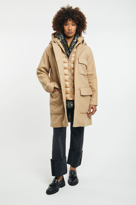 Woolrich SIDELINE 2IN1 WOOL PARKA 4207