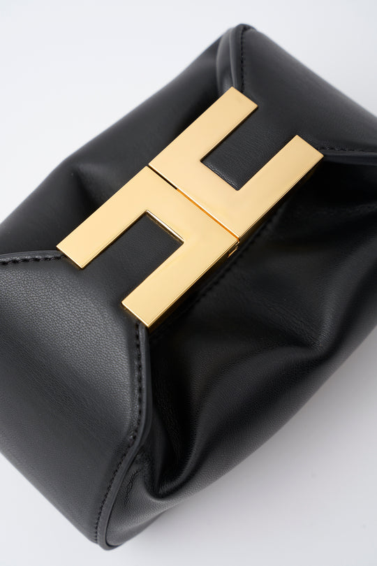 Elisabetta Franchi Borsa Hobo con manico gioiello 1065