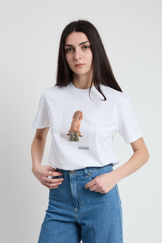 BARBOUR T-Shirt White 1108