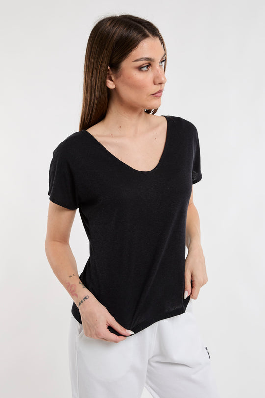 Nice Things T-Shirt Misto lino 7504