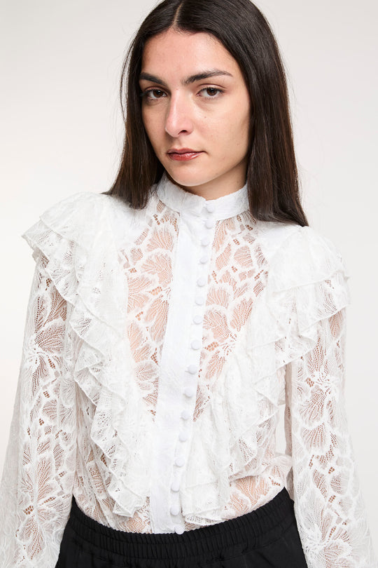 ACTUALEE Camicia Pizzo 7663