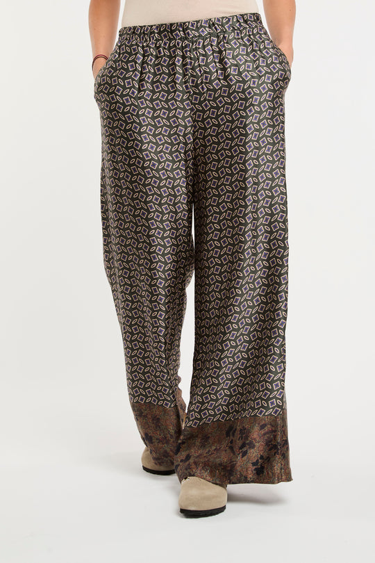 NINA MARS Pantalone Fluido  8837