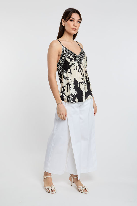 Semicouture Pantalone Con spacchi 5019