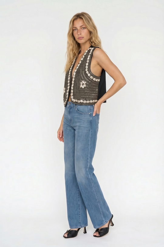 FRONT STREET8 Gilet Ricamato 1424