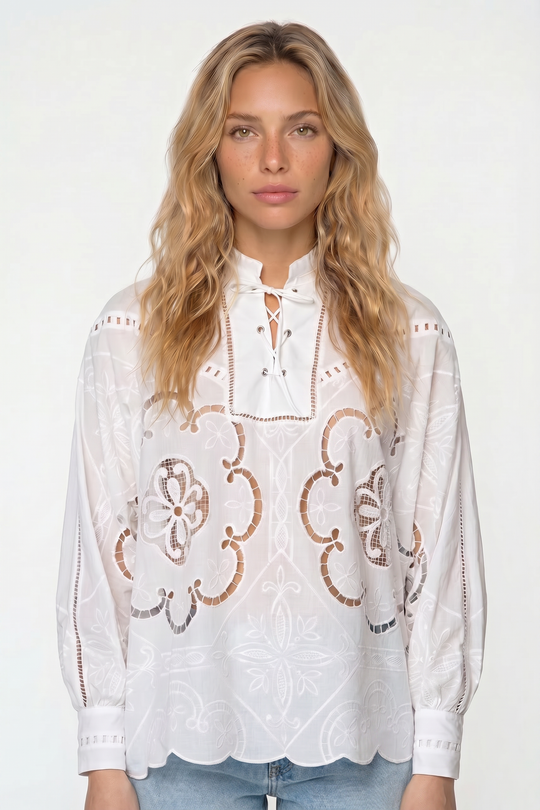 FRONT STREET8 Camicia Mussola di Cotone 1417
