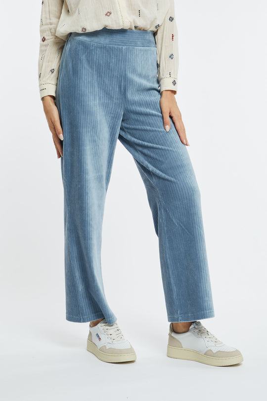 Nice Things Pantaloni Coulotte in velluto 4446