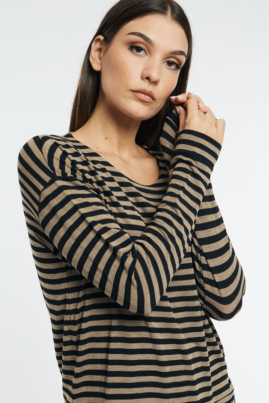 Noumeno Concept T-Shirt righe 4475