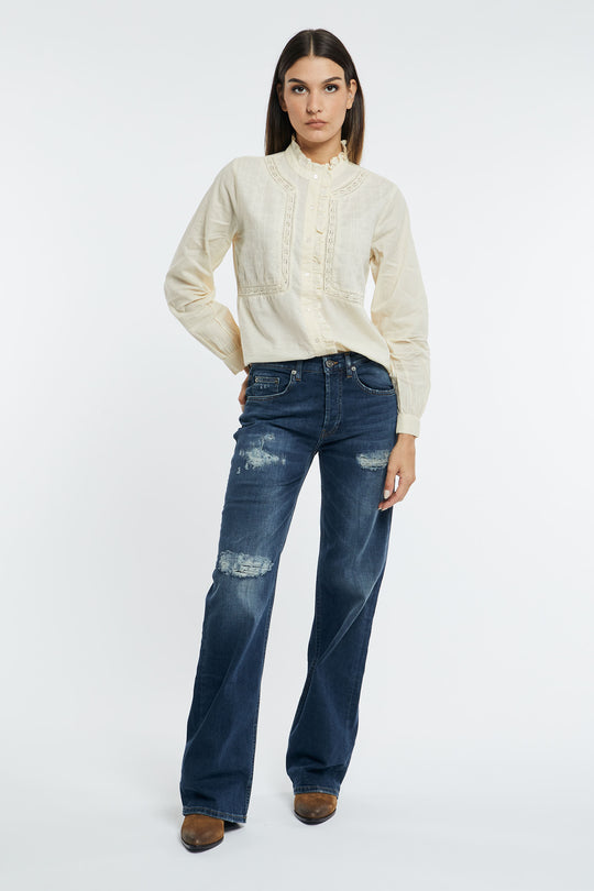 Dondup Jackyn wid leg  4014