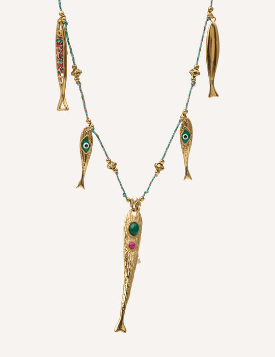 MKN Jewels Collana Charms Pesci   1818