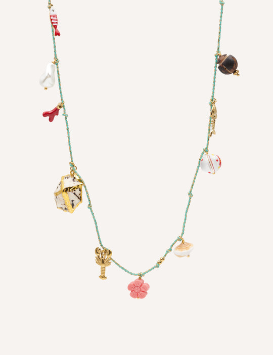 MKN Jewels Collana Lunga Charms Misti  1819