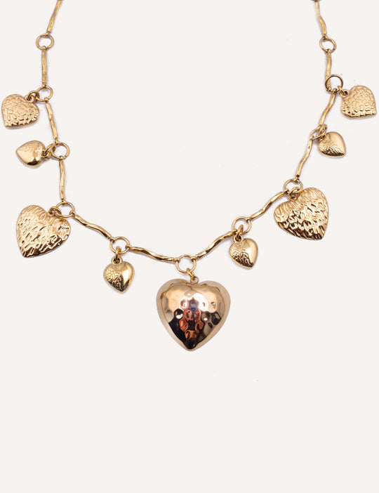 MKN Jewels Collana con Cuori 1928