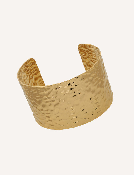 MKN Jewels Bracciale Rigido Oro Martellato 1927