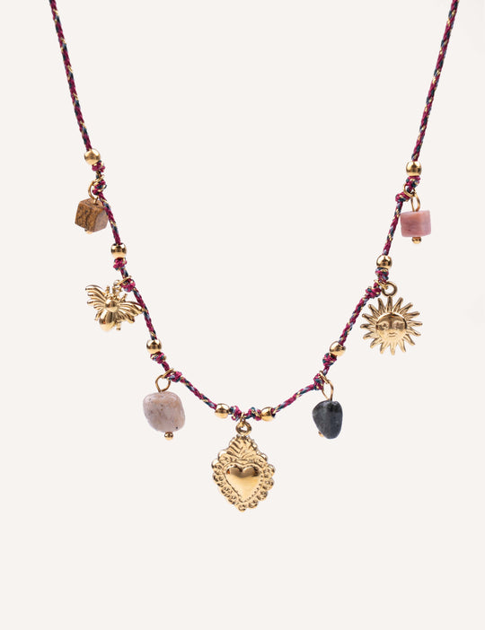 MKN Jewels Collana Multi Charms 2088