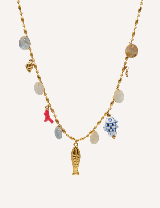 MKN Jewels Collana Multi Charms 2090