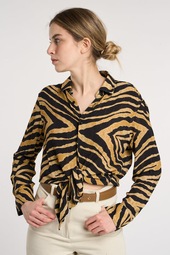 Benevierre Camicia Fantasia Zebra  5842