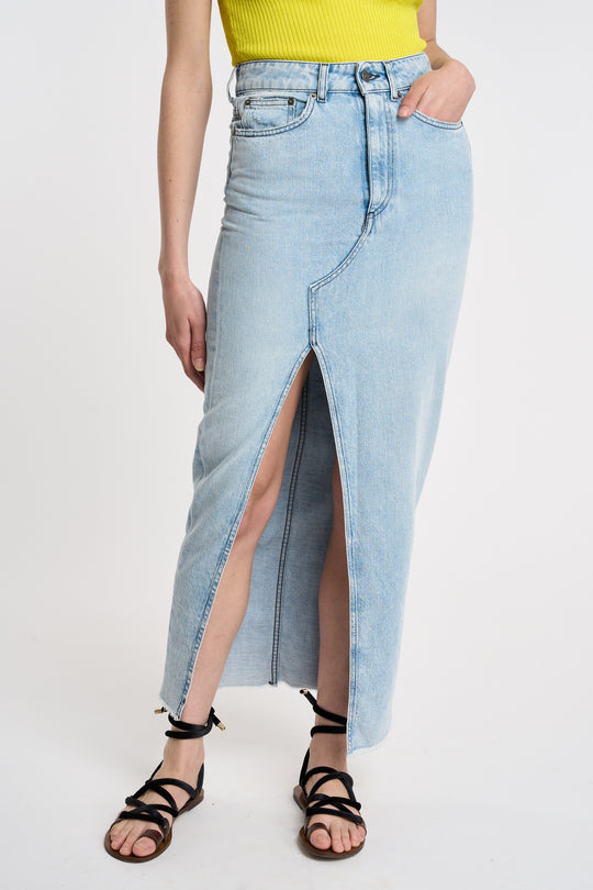 Dondup Gonna Lunga in denim 5139