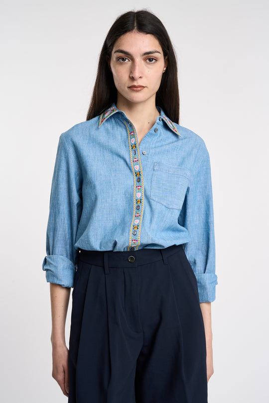 MaxMara Camicia in Chambray 5786