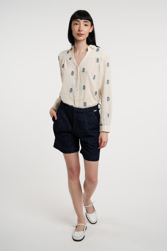 Maison Hotel Camicia con Ricamo 7580