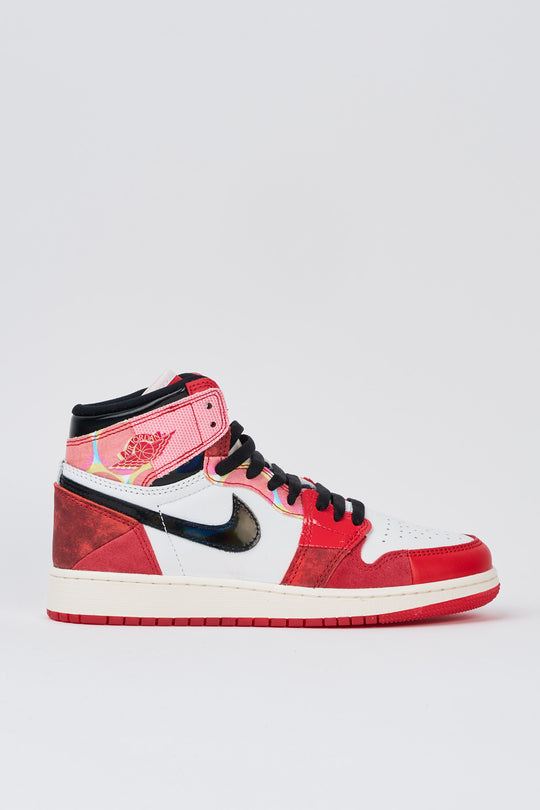 Nike Jordan 1 High Spiderman Sneakers Rosso Bianco 4640