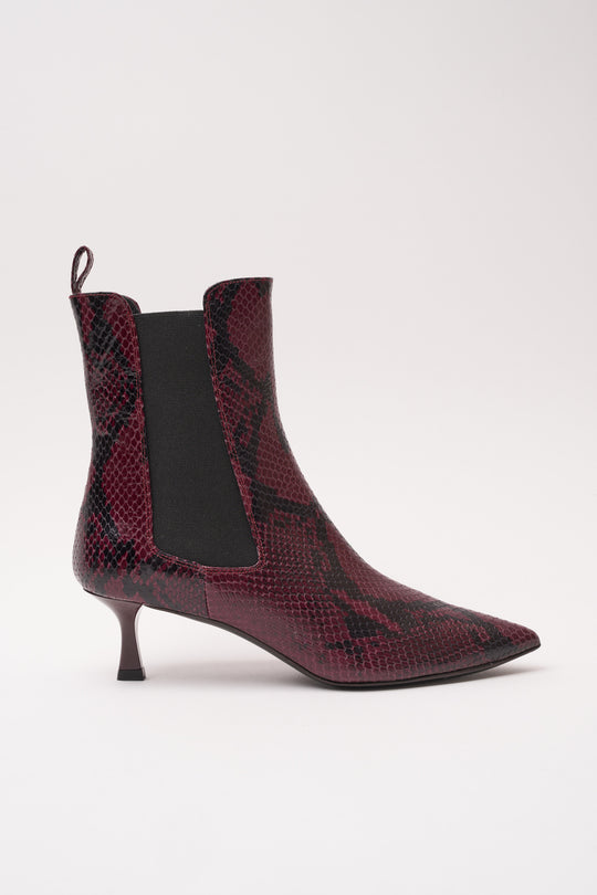 NINA MARS SHOES Tronchetto Pitonato 8608