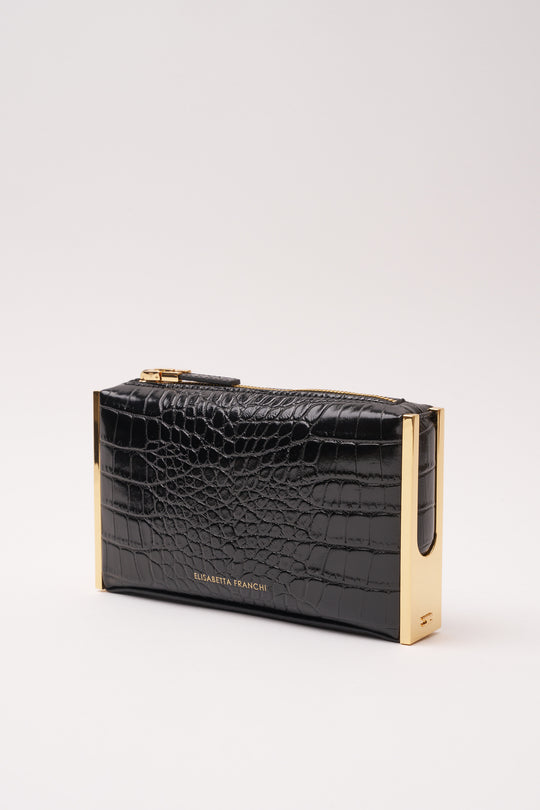 Elisabetta Franchi Borsa Pochette stampa Cocco 8040