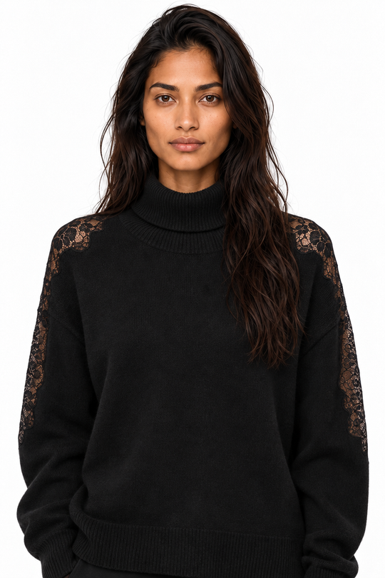 Isabel Blanche Maglia con Pizzo 2628