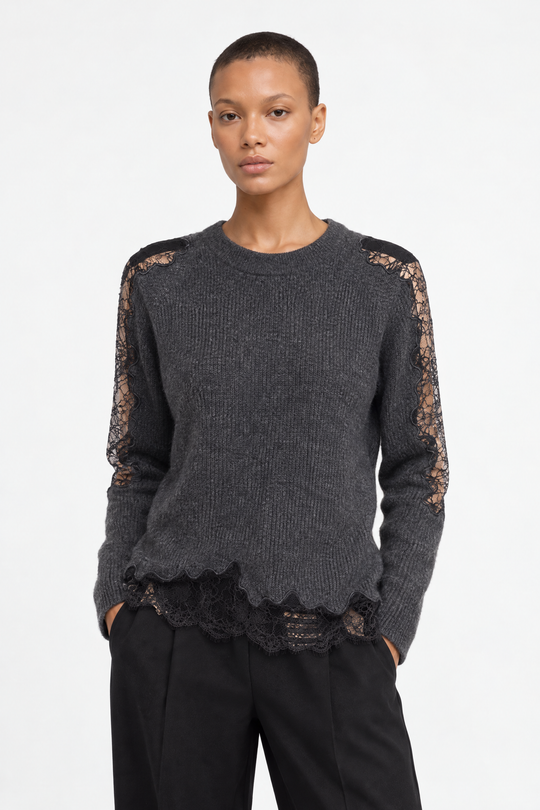 Isabel Blanche Maglia Pizzo 2626