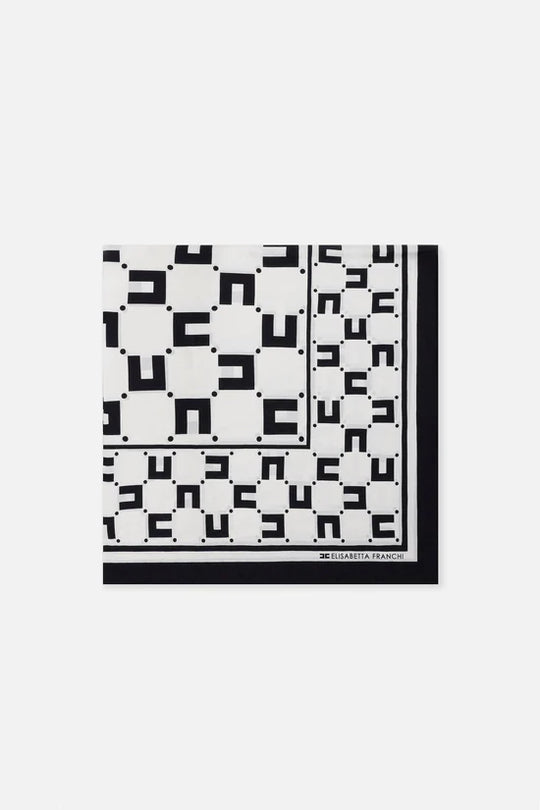 Elisabetta Franchi Foulard Logo 5055