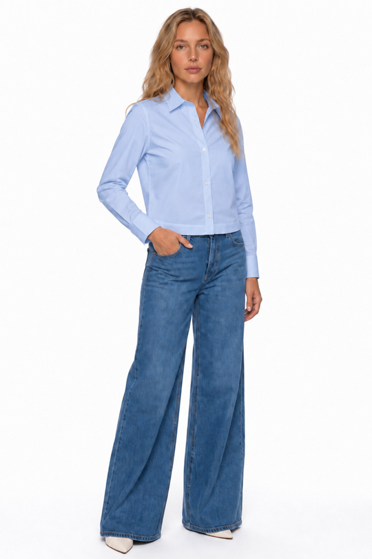 Anna Palmer Camicia Popeline 1377