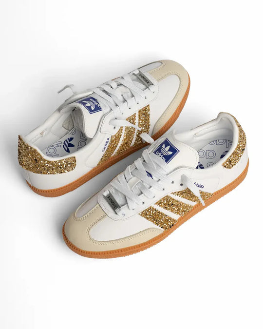 ADIDAS SAMBA Glitter Gold 6224C