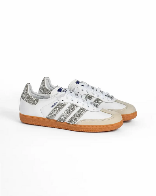 ADIDAS SAMBA Glitter Silver 6224B