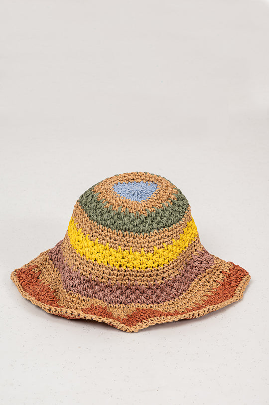 Roberto Collina Cappello di rafia 3374