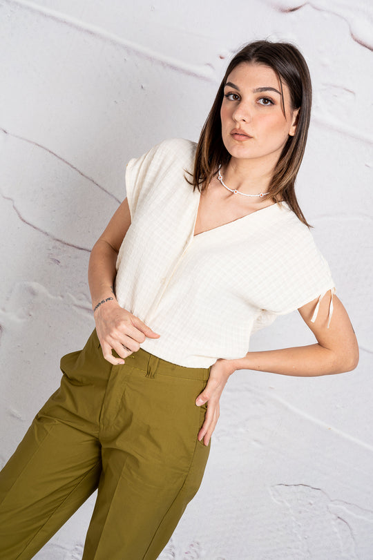 Nice Things Camicetta coulisse 3755