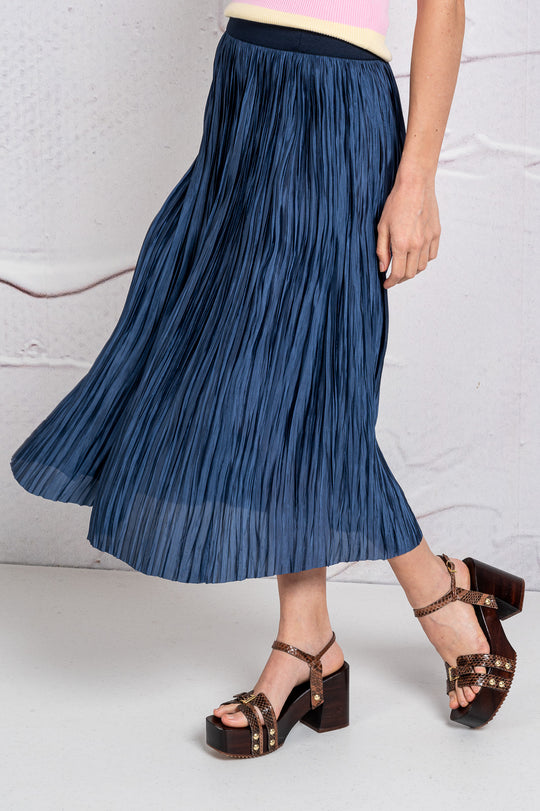 Roberto Collina Gonna Plissè 3371
