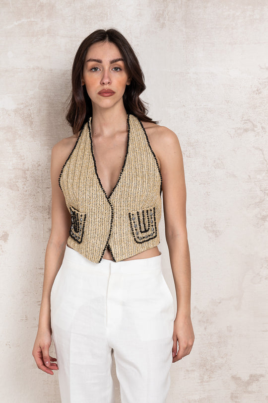 Mes Demoiselles Top Gilet 3574