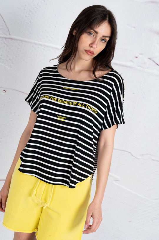 Noumeno Concept T-Shirt Righe  3624