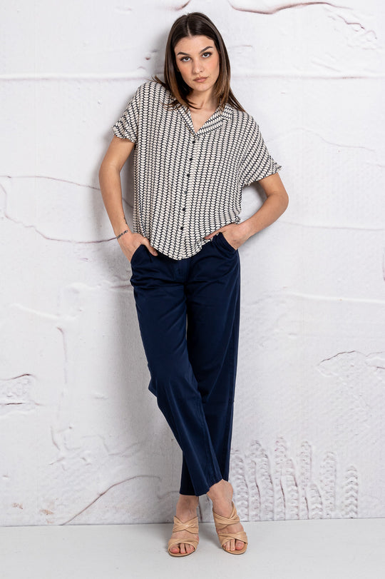 Nice Things Camicia Maniche Corte  3753