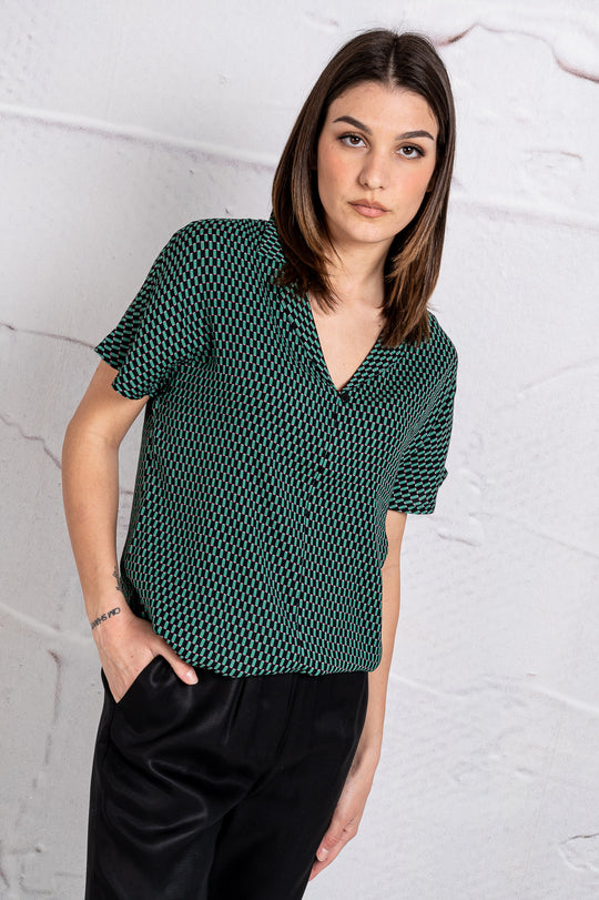 Nice Things Camicia Maniche Corte  3767